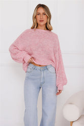 Sweater Weather Knit Pink