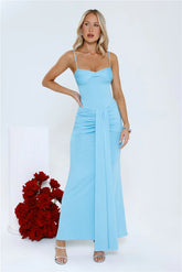 Vibe Magnet Maxi Dress Blue