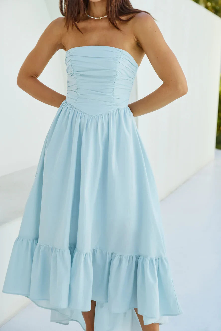 Style Anywhere Midi Dress Blue