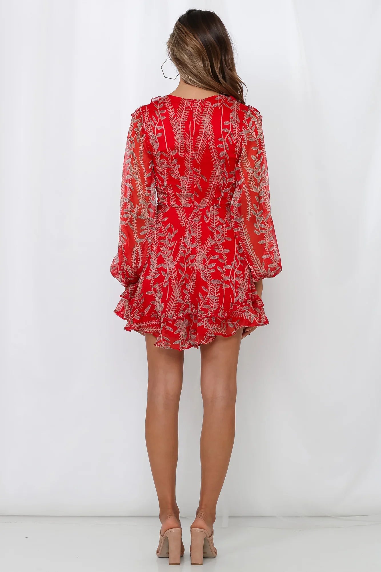 Tied Together Dress Red
