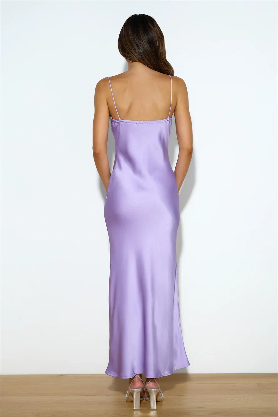 Touch Of Twinkle Maxi Dress Lilac